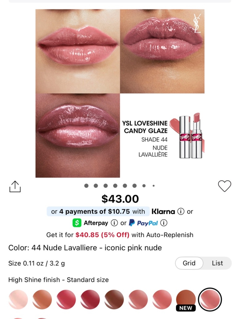 YSL Beauty PR make me blush fuchsia fizz, loveshine gloss, candy glaze lip gloss - Picture 13 of 13